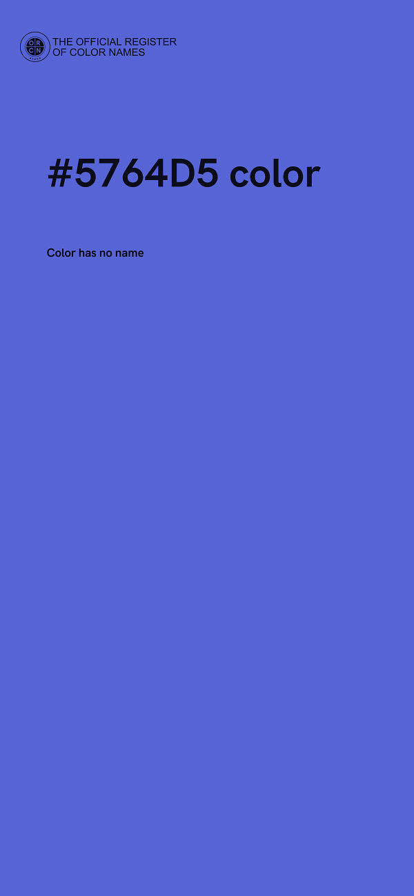 #5764D5 color image