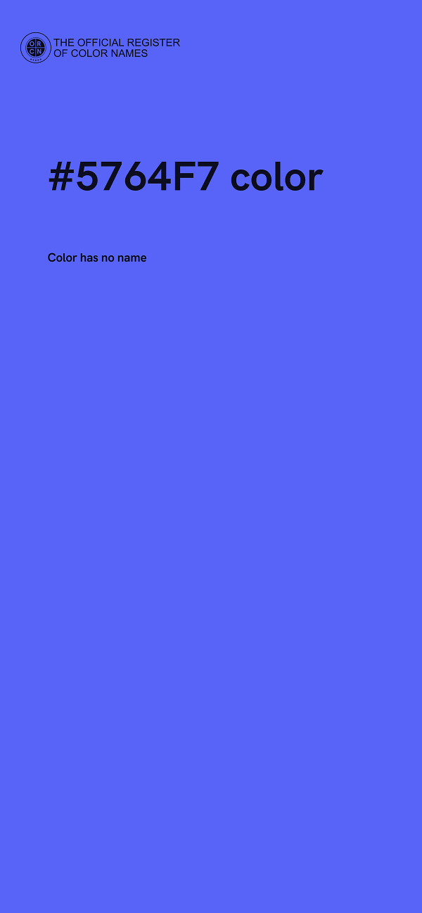 #5764F7 color image