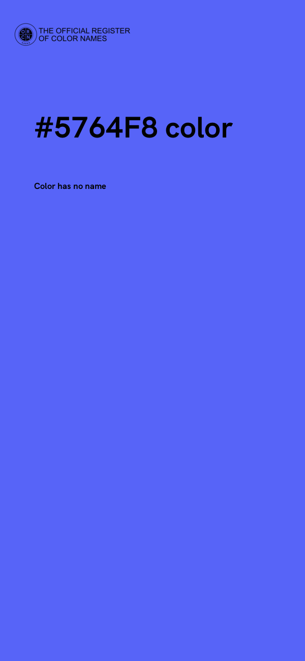 #5764F8 color image