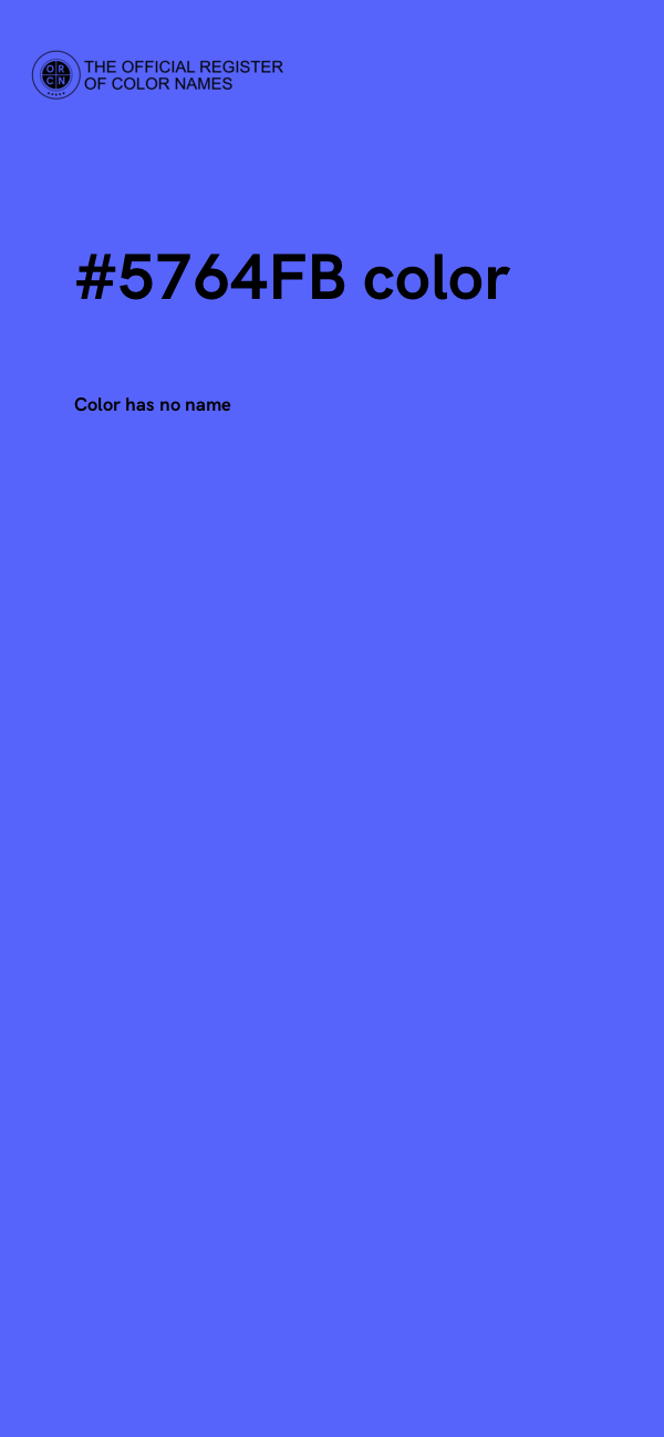 #5764FB color image