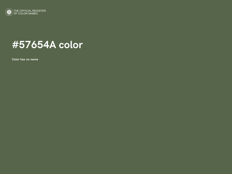 #57654A color image