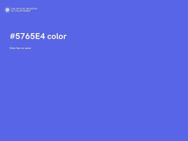 #5765E4 color image