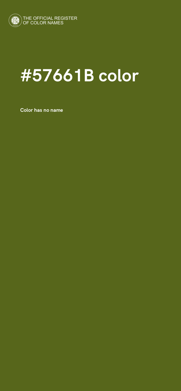 #57661B color image