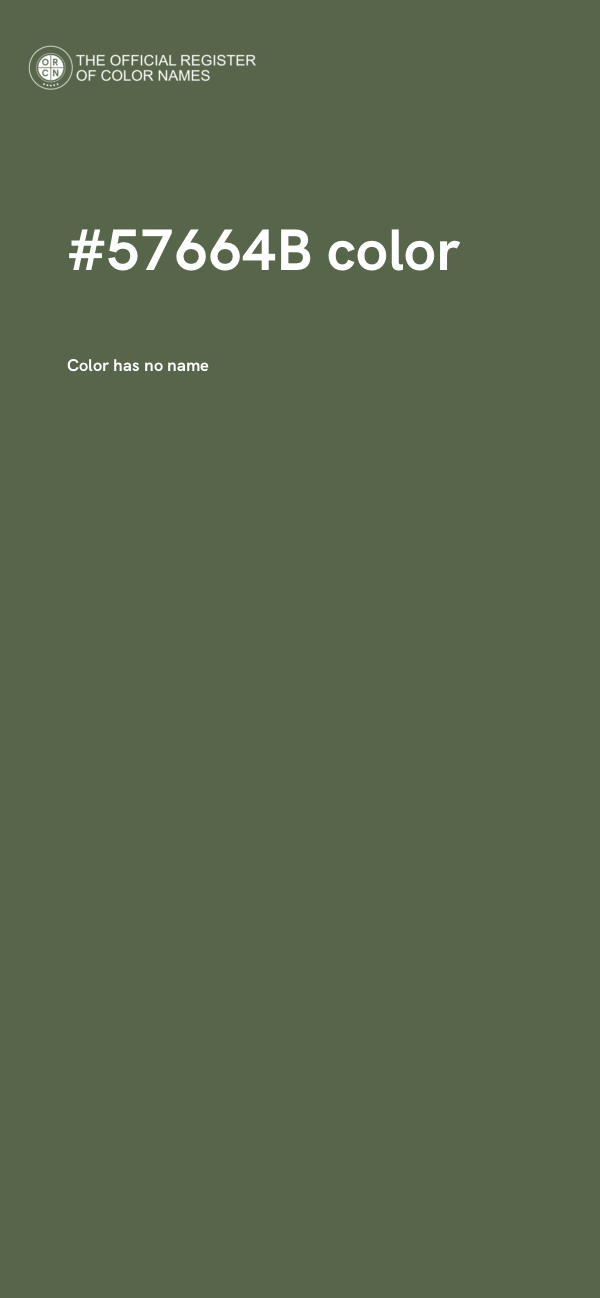 #57664B color image
