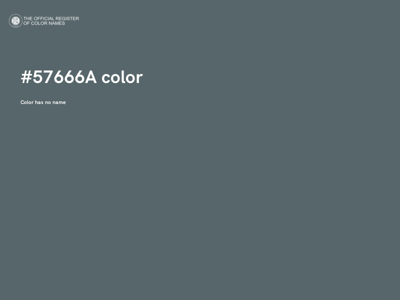 #57666A color image