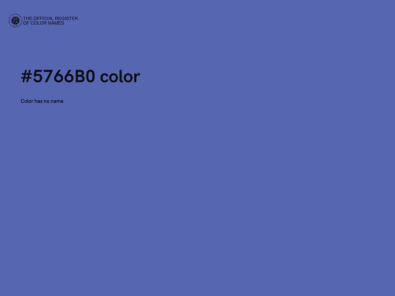 #5766B0 color image