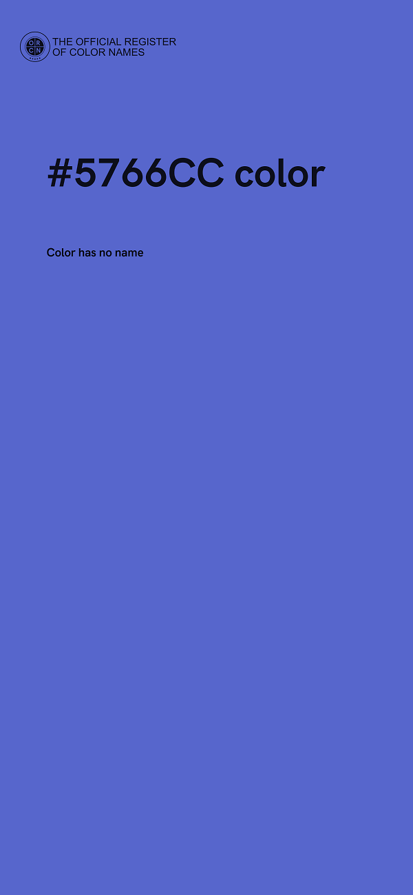 #5766CC color image