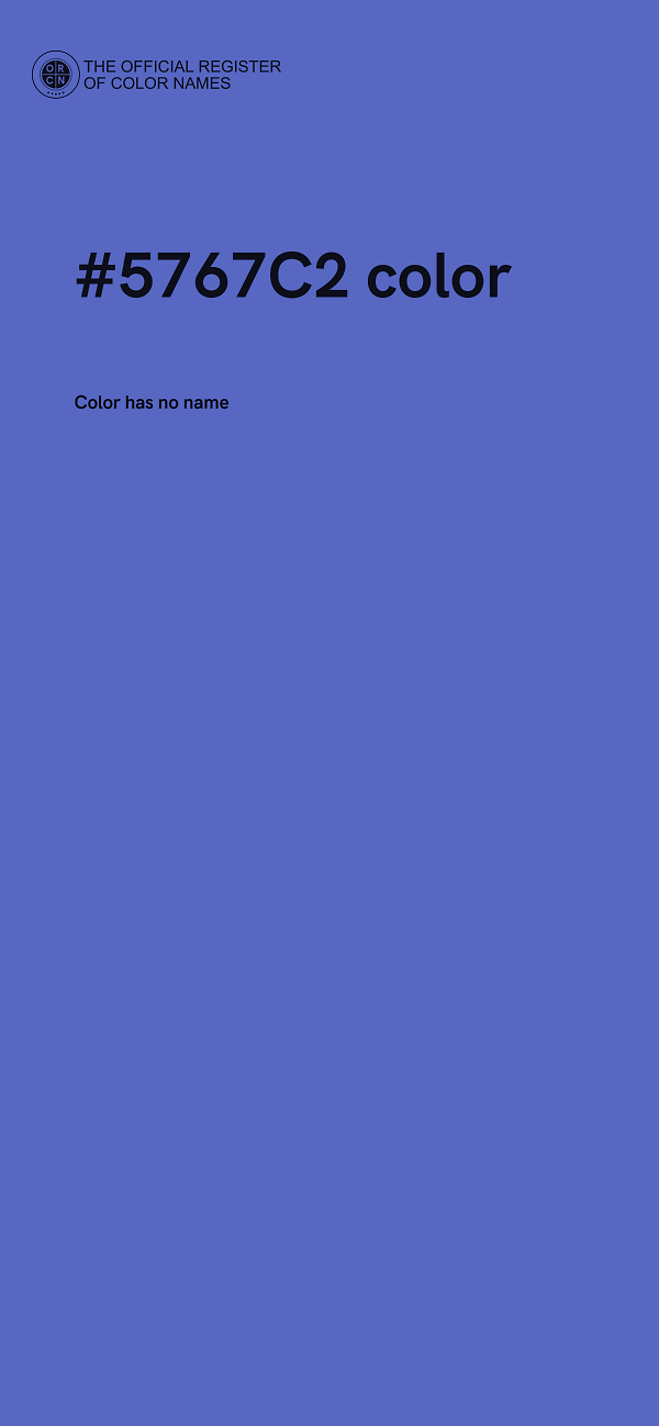 #5767C2 color image