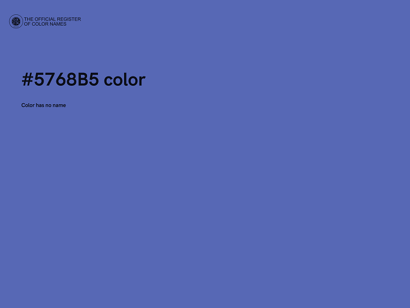 #5768B5 color image