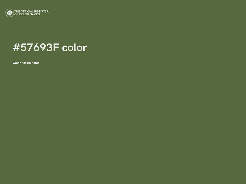 #57693F color image