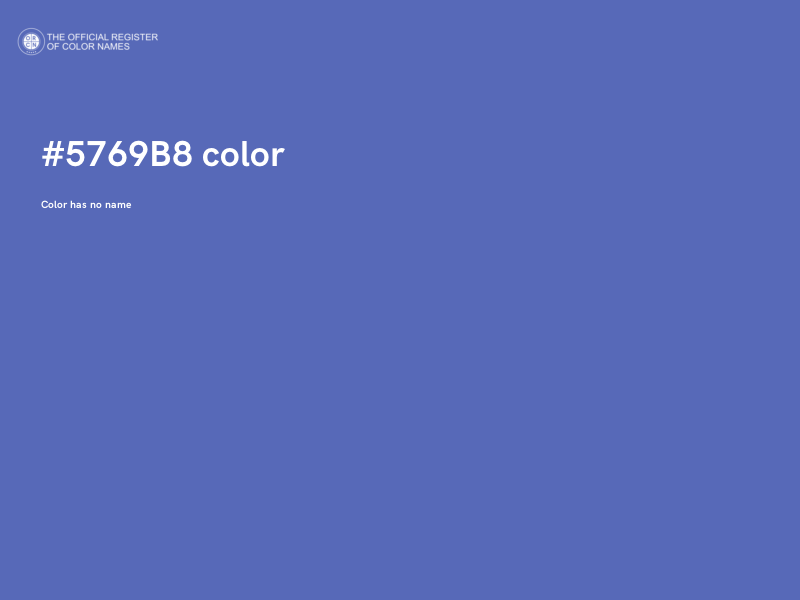 #5769B8 color image