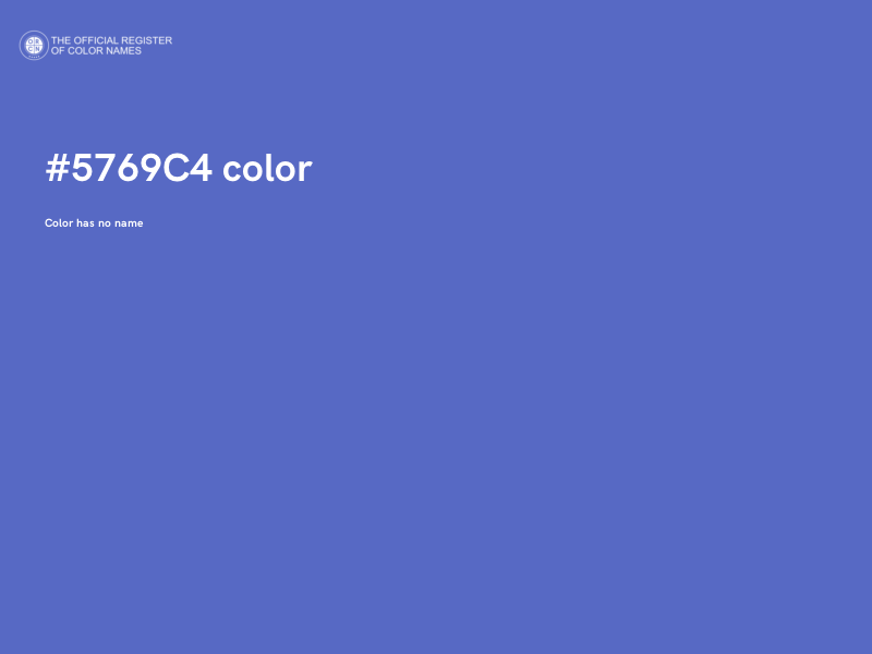 #5769C4 color image