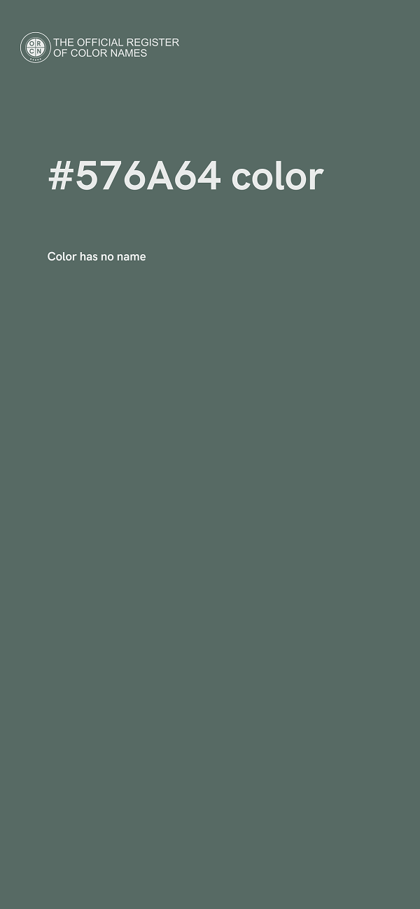 #576A64 color image