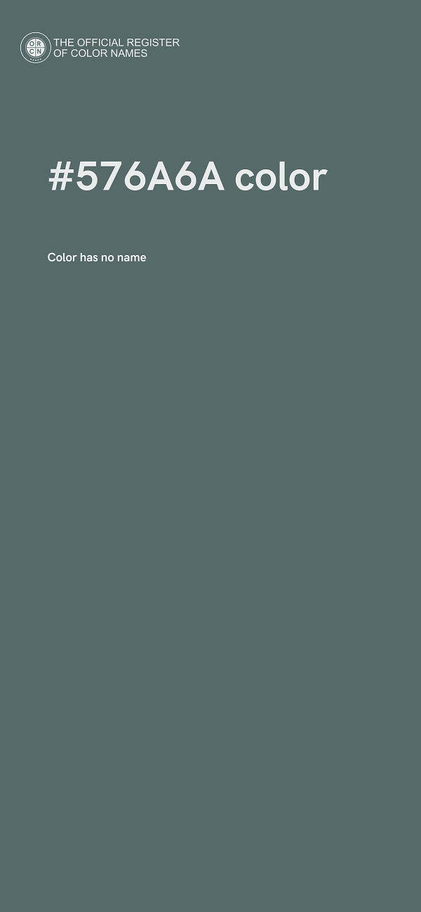 #576A6A color image