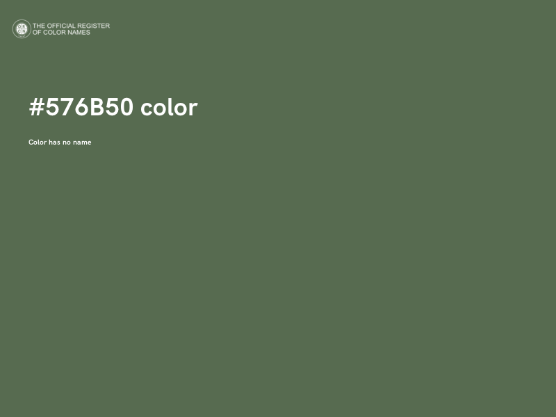 #576B50 color image