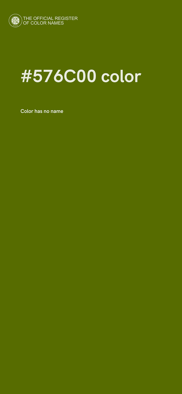 #576C00 color image