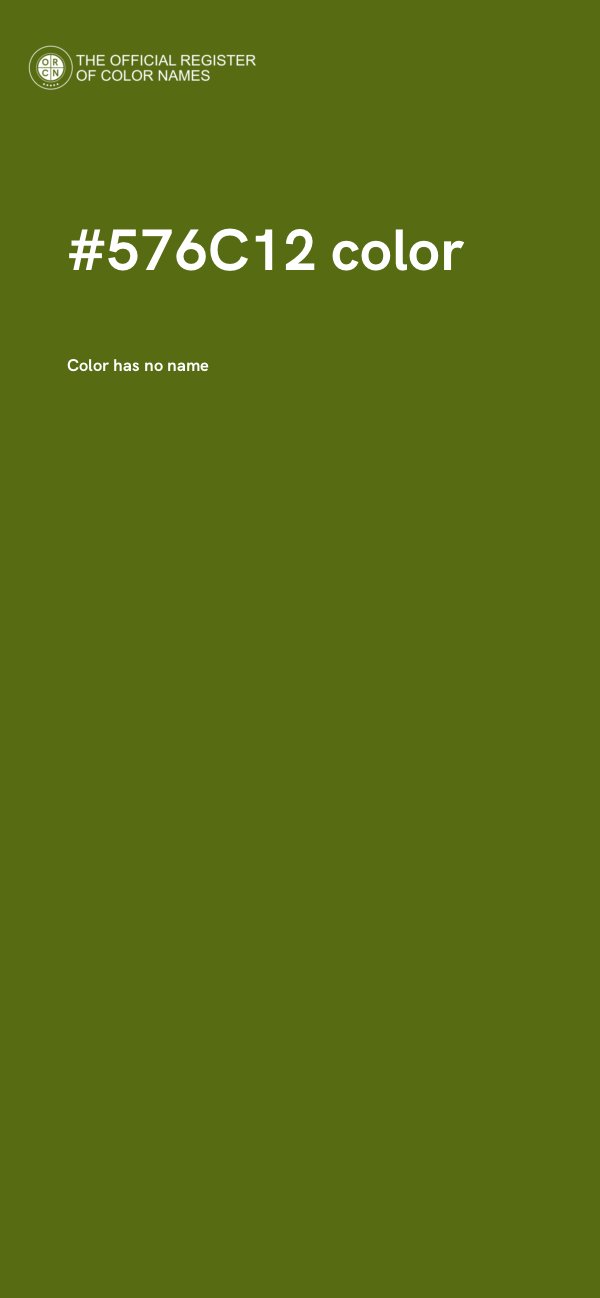 #576C12 color image