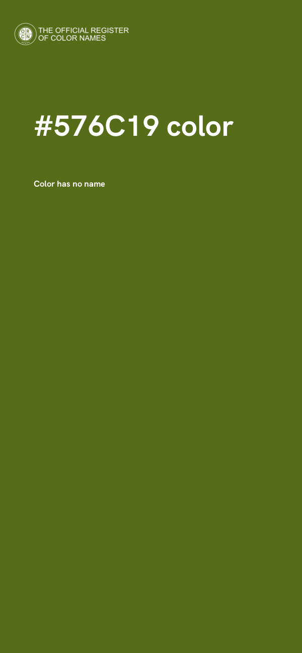#576C19 color image