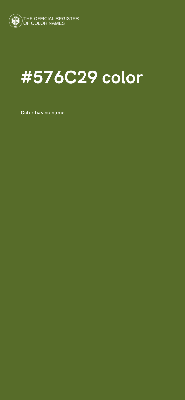 #576C29 color image