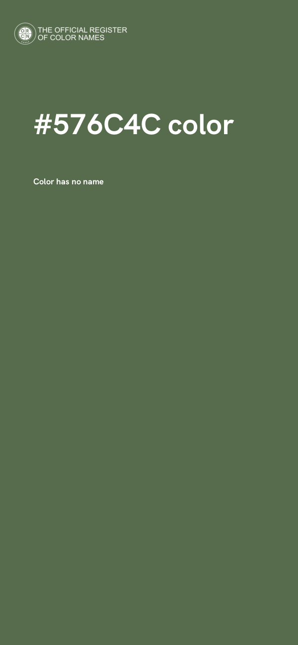 #576C4C color image
