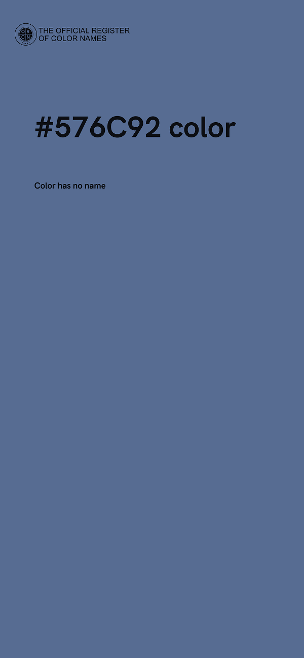 #576C92 color image