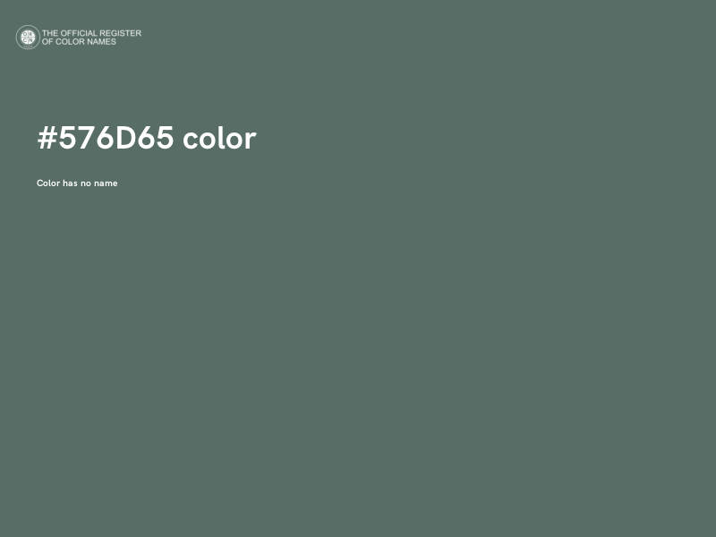 #576D65 color image