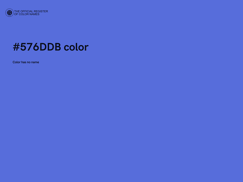 #576DDB color image