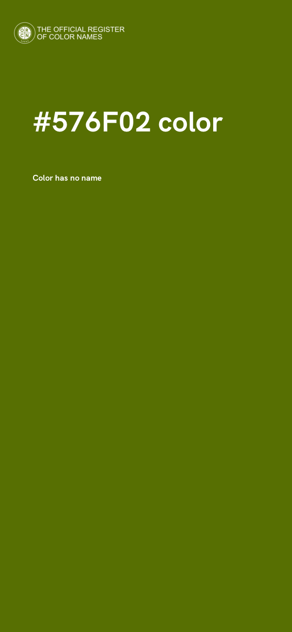 #576F02 color image
