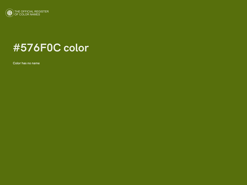 #576F0C color image