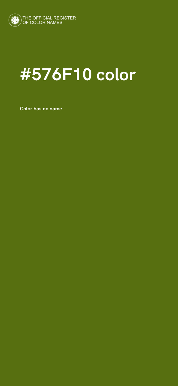 #576F10 color image