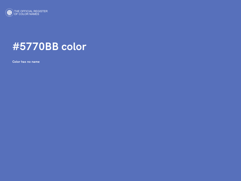 #5770BB color image