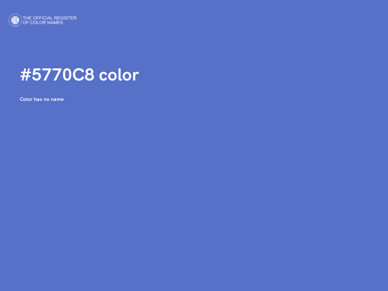 #5770C8 color image