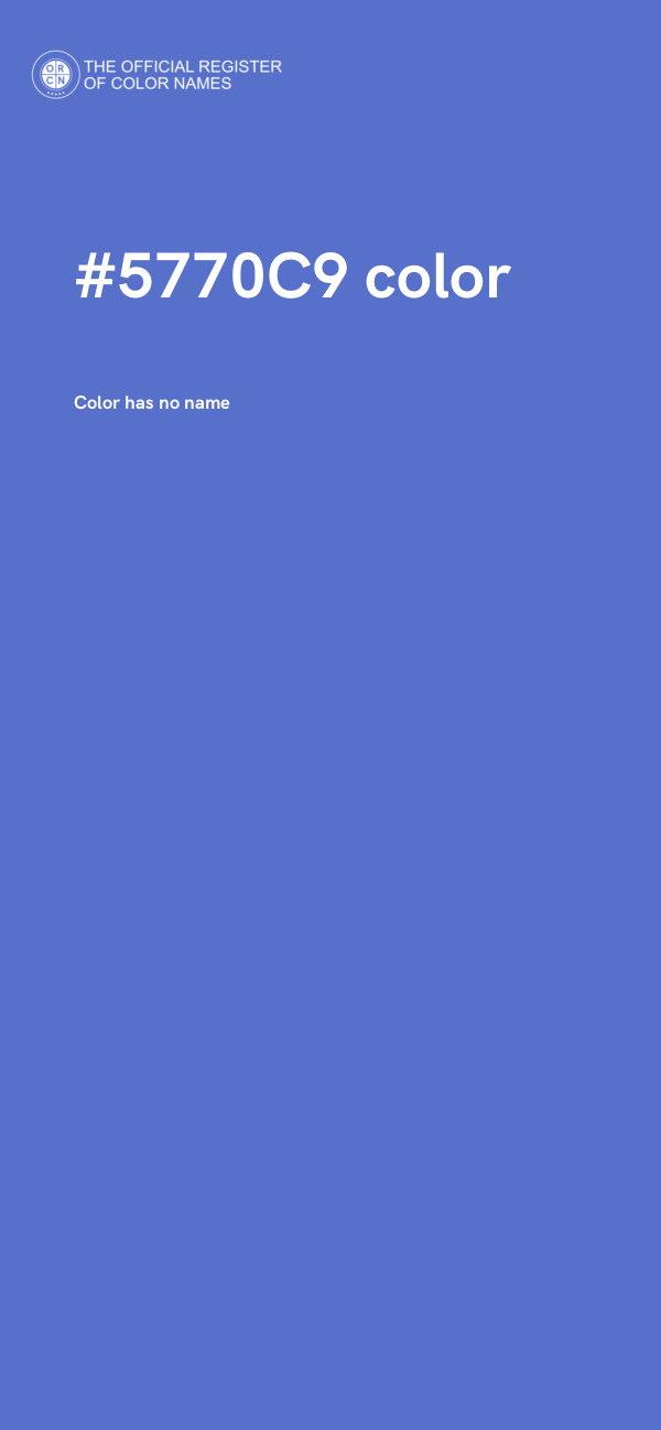 #5770C9 color image