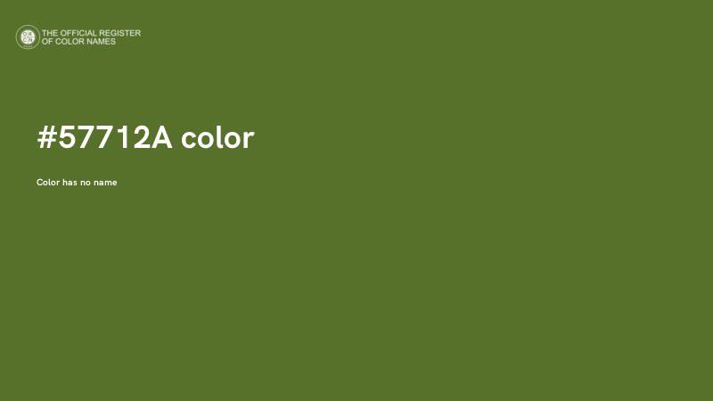 #57712A color image