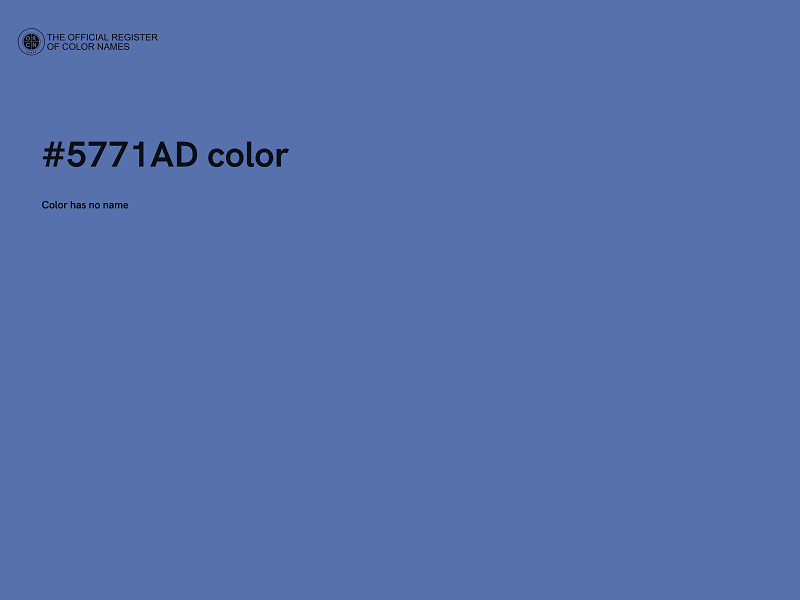 #5771AD color image