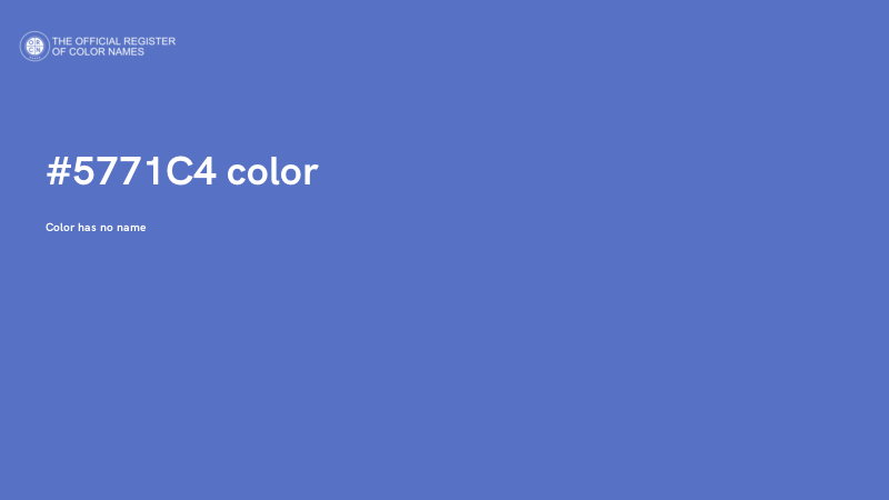#5771C4 color image