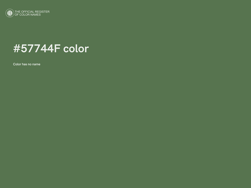 #57744F color image