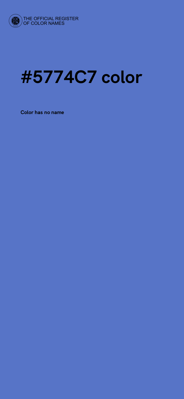 #5774C7 color image