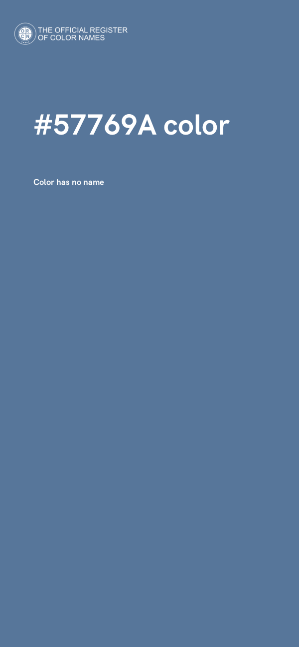 #57769A color image
