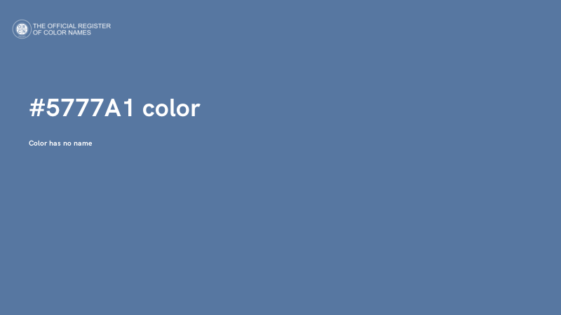 #5777A1 color image