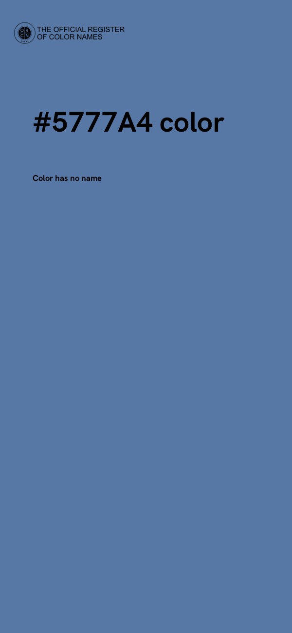 #5777A4 color image