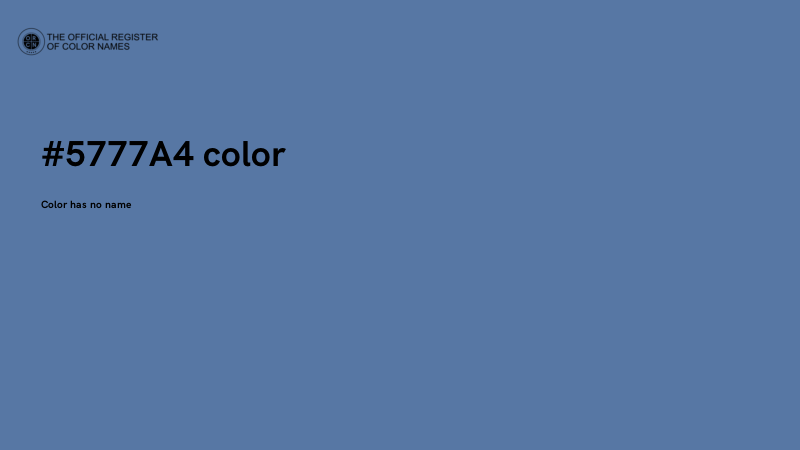 #5777A4 color image