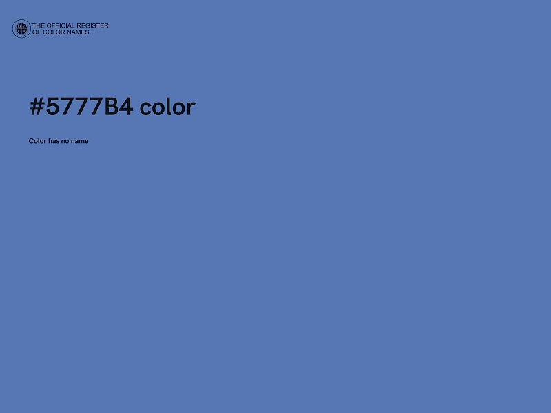 #5777B4 color image