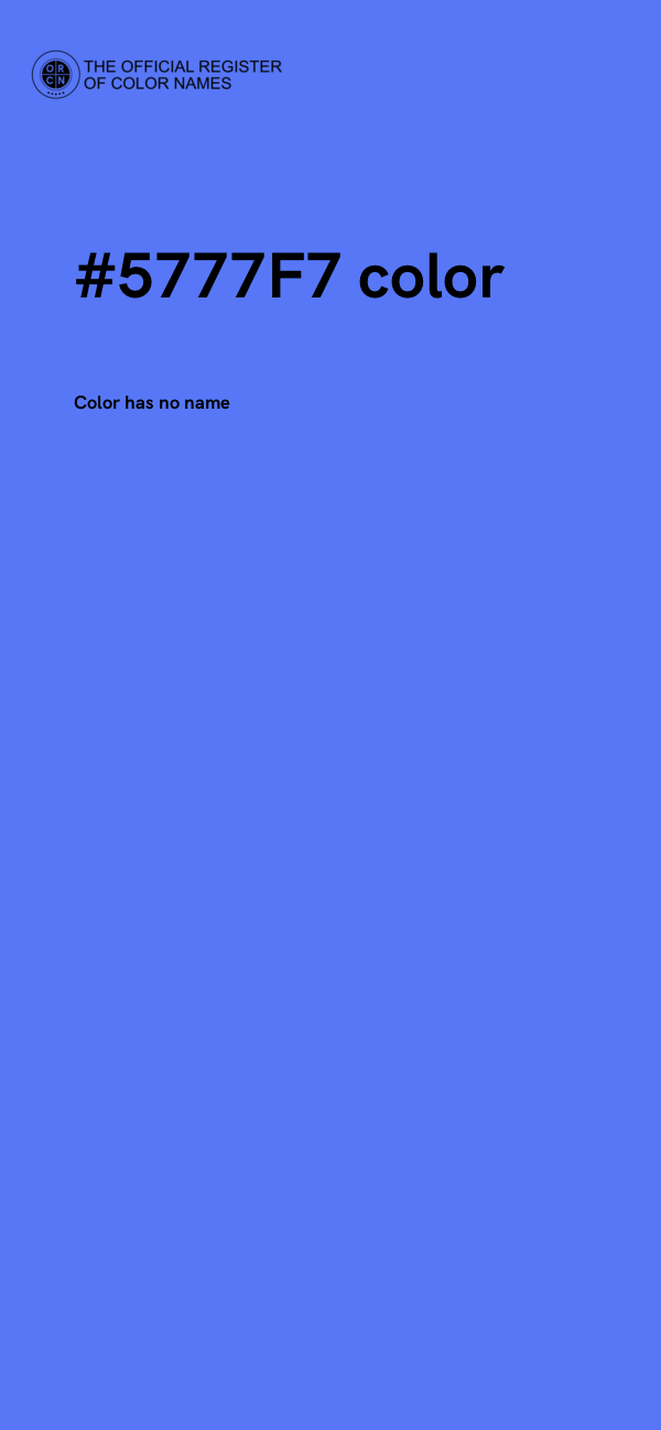 #5777F7 color image