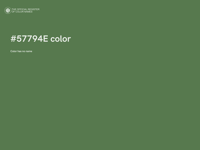 #57794E color image