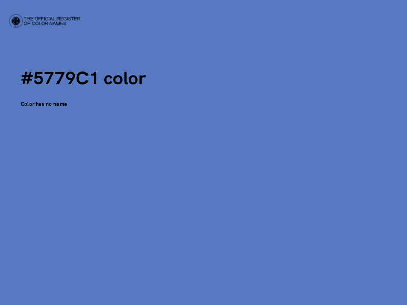 #5779C1 color image