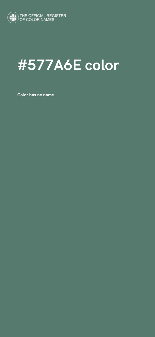 #577A6E color image