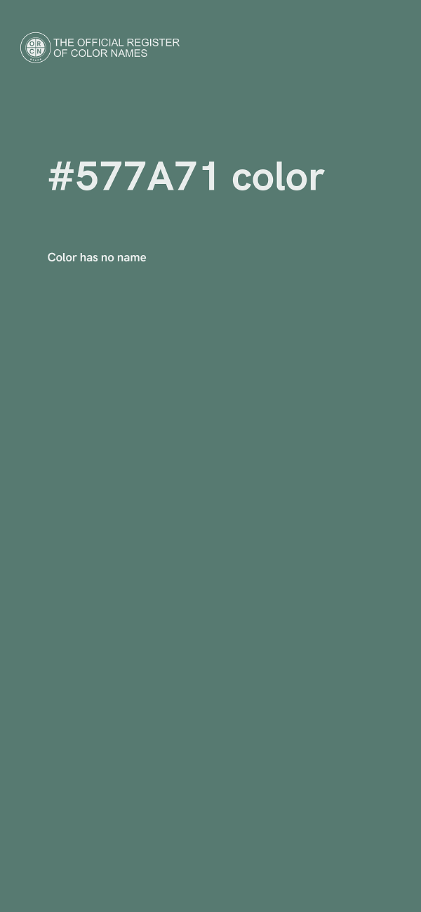 #577A71 color image
