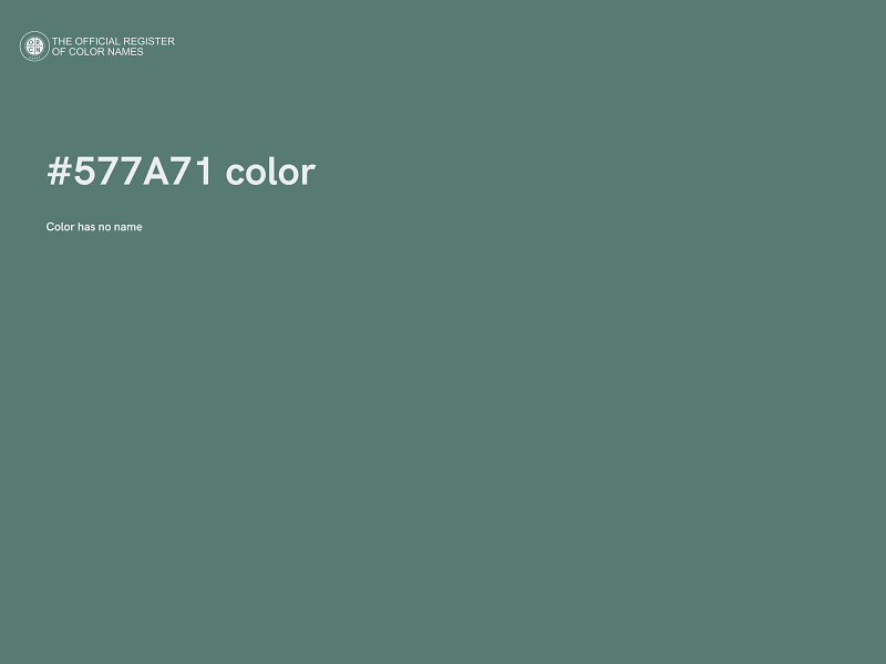#577A71 color image