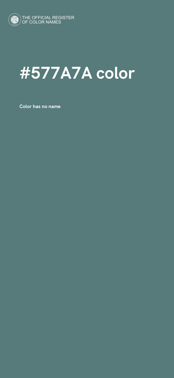 #577A7A color image